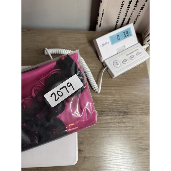 VTG Y2K Morgan Taylor Babydoll Satin Pink Slip Dress XL Chemise Lace Trim Teddy - Picture 14 of 14